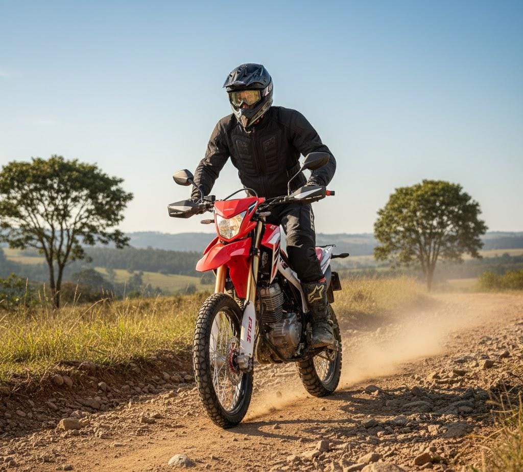 رانندگی ایمن با موتور سیکلت تریل همتاز موتور