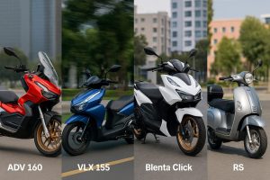 مقایسه تخصصی موتور اسکوتر های طرح همتاز موتور