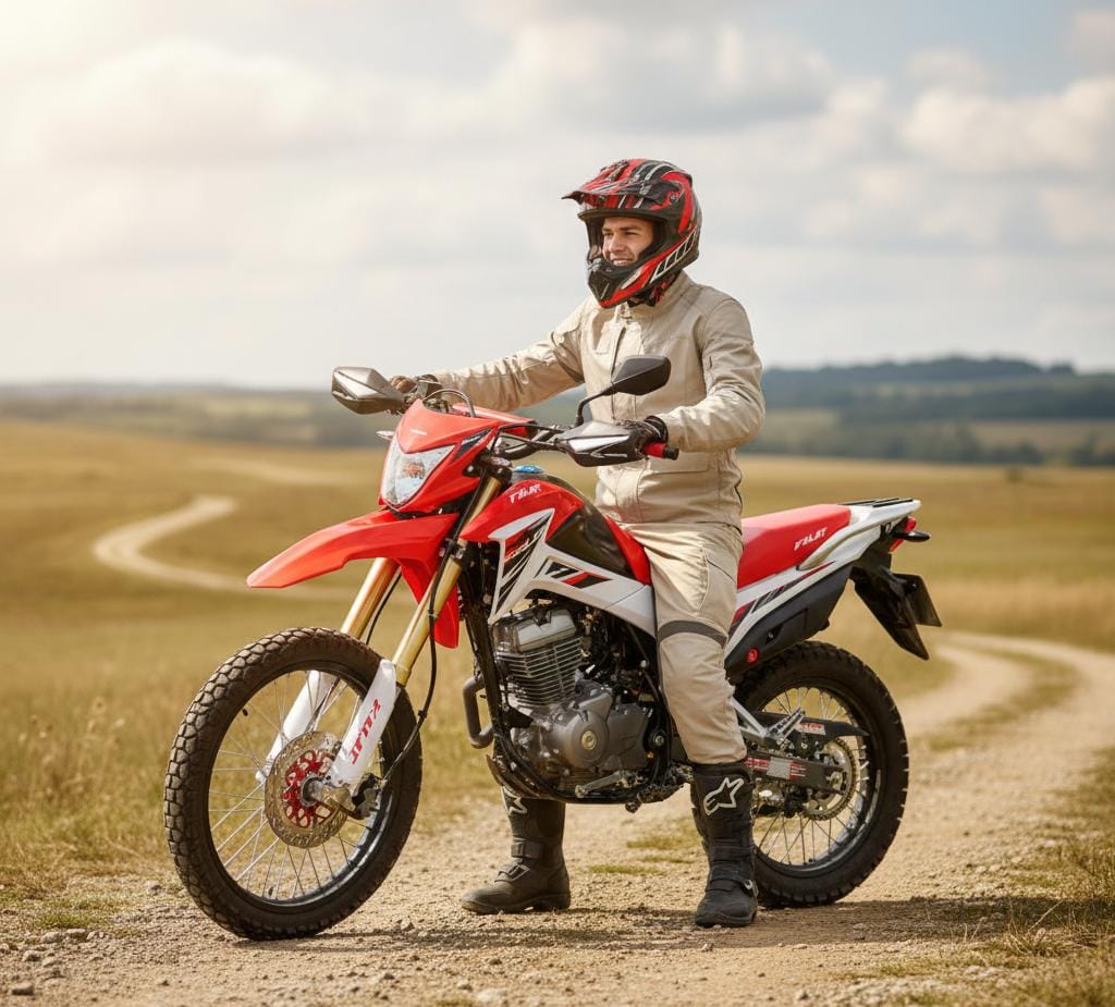 خرید موتور سیکلت تریل برای افراد تازه کار فلات CRF 200 از همتاز موتور