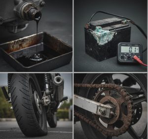 اشتباهات رایج در نگهداری از موتور سیکلت