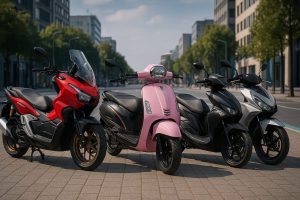 تجربه سواری اسکوتر های شهری طرح همتاز موتور