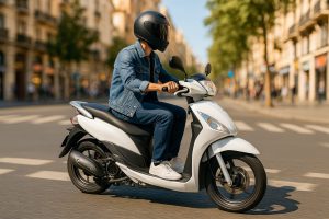 تجربه سواری با موتور اسکوتر