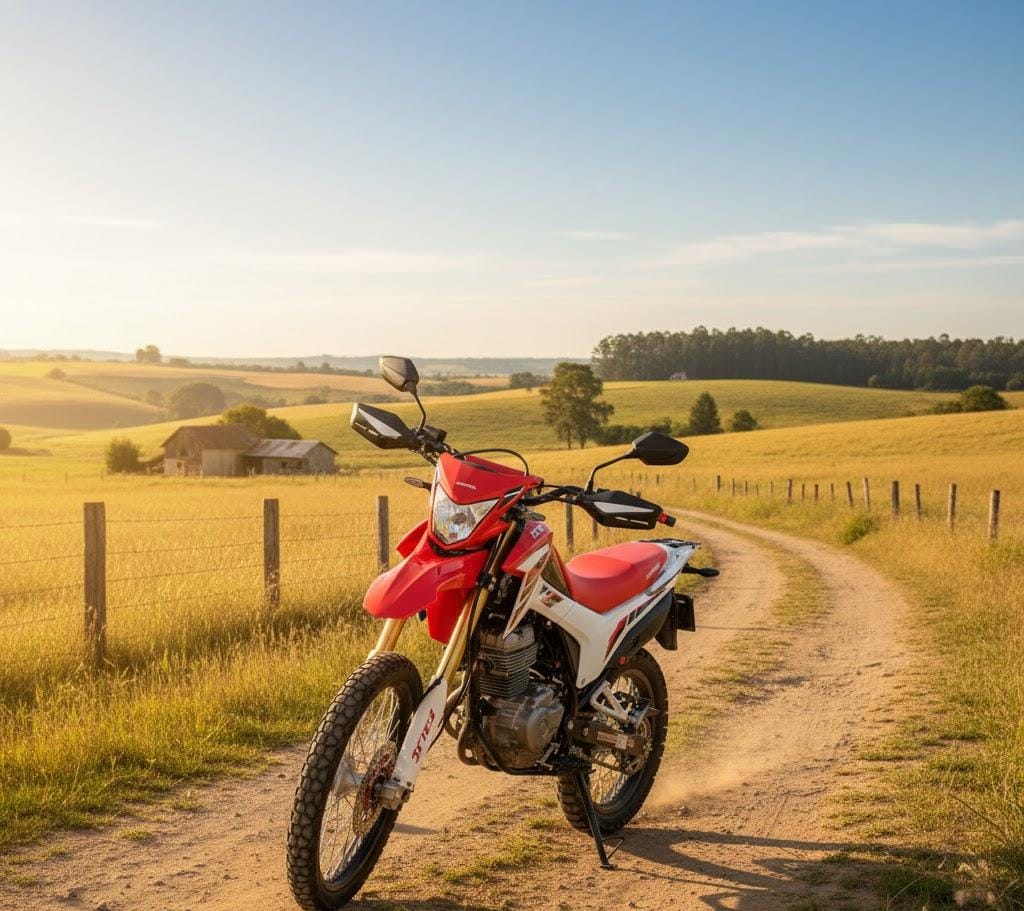 موتور سیکلت تریل برای مناطق روستایی و خاکی همتاز موتور